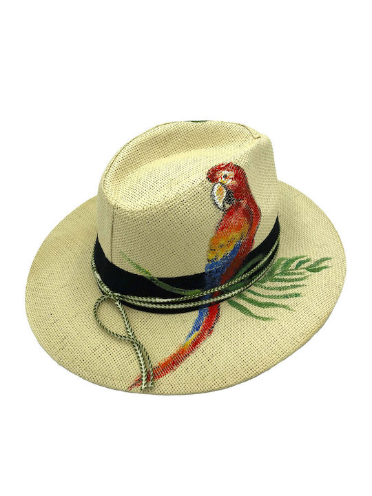 LiebeQueen Wicker Women's Hat Beige