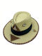 LiebeQueen Wicker Women's Hat Beige