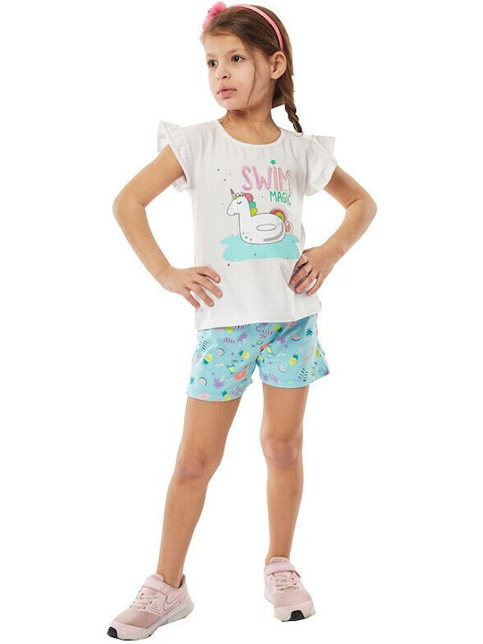 Εβίτα Kids Set with Leggings Summer 2pcs Veraman