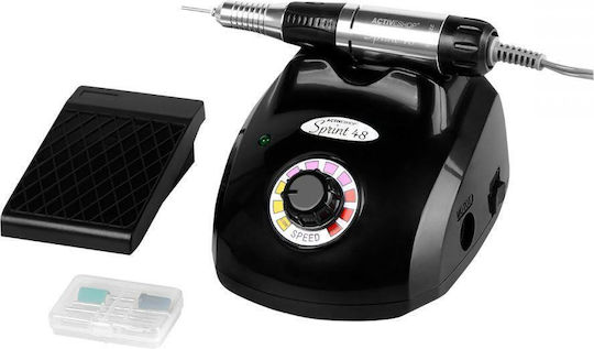 Activeshop Nail Drill Power 35W Black with 30000 Rotations per Minute