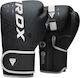 RDX Boxing Gloves made of Synthetic Leather for Match White