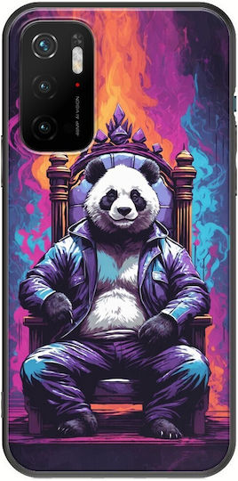 Диви животни Панда Xiaomi Poco M3 Pro 5g Черно Tpu Черно силиконово