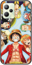 One Piece Realme Narzo 50a Prime Black Tpu Μαύρη Σιλικόνη