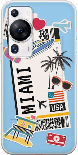 Bilet către Miami Huawei P60 Pro TPU flexibil silicon transparent