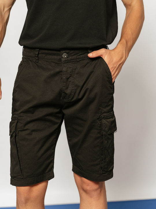 Edward Jeans Men's Shorts Cargo Black