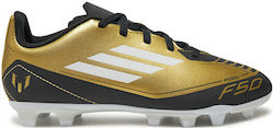 adidas F50 Club Messi Gold Metallic / Cloud White / Core Black adidas F50 Club Messi Gold Metallic / Cloud White / Core Black