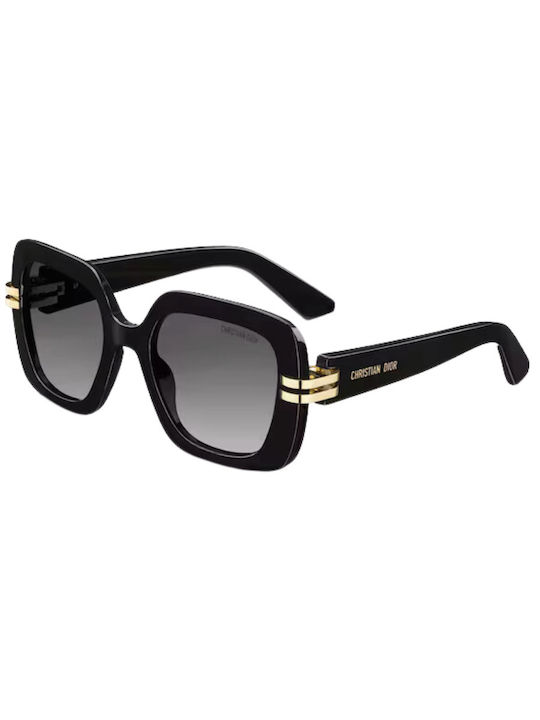 Dior Women's Sunglasses with Black Frame and Black Lens CDIOR S2I 10A1