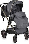 Cangaroo iClick Verstellbar Kinderwagen Geeignet für Neugeborene Gray