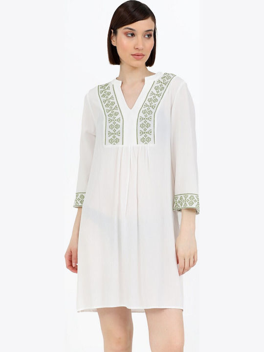 Doca Feminin Rochie de Plajă Alb