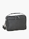 Leather Men's Bag Messenger Black