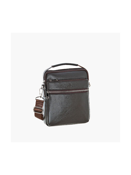 Bartuggi Leather Men's Bag Messenger Brown