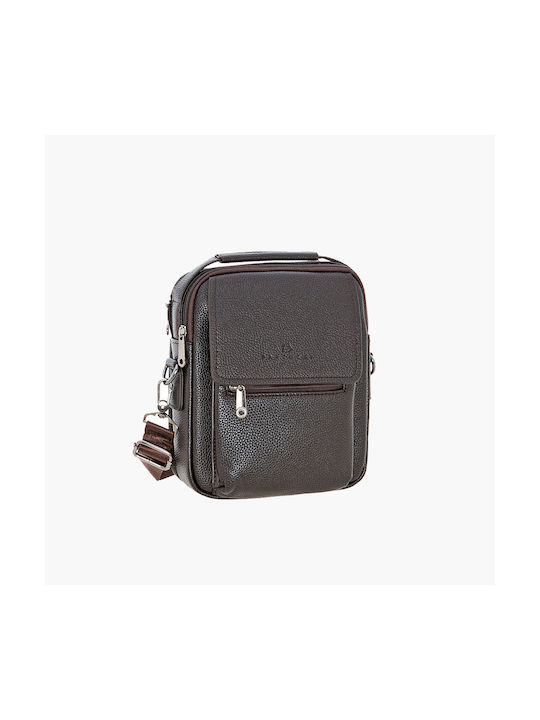 Bartuggi Leather Men's Bag Messenger Brown