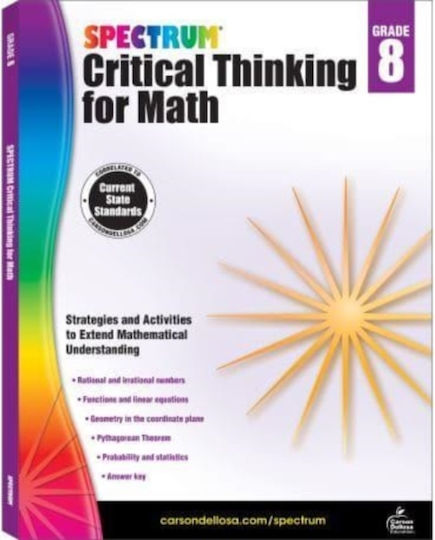Critical Thinking For Math Gr 8 Carson Dellosa Critical Thinking For Math Gr 8 Carson Dellosa