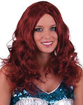 Carnival Wig Curly Chestnut