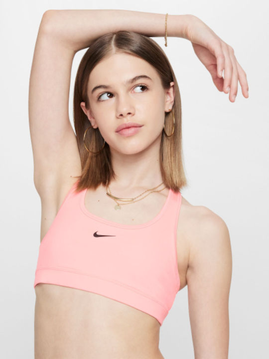 Nike Swoosh Παιδικό Μπουστάκι Ροζ