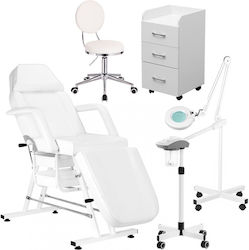 Prestige Beauty Chair with Adjustable Height White