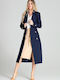 Figl Women's Long Coat Navy Blue