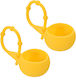 Silicone Golf Ball Grabber Keychain Yellow