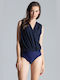 Figl Sleeveless Bodysuit Navy Blue