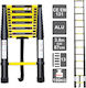 Helix Telescopic Ladder Aluminum 13 of Steps with Maximum Height 3.8m
