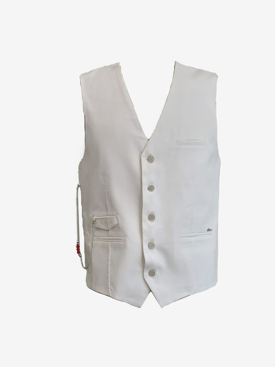 Tresor Men's Vest White