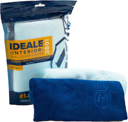#Labocosmetica Car Microfiber Cleaning / Drying Cloths Blue 40x40cm 2 Pieces