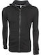 Black Hooded Cardigan