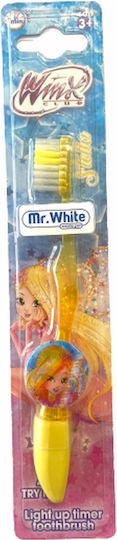 Mr. White Winx Kinderzahnbürste Für 3+ Jahre Gelbe