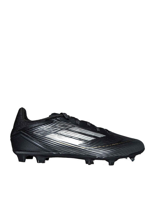adidas F50 League FG/MG Ghete Fotbal cu Crampoane Negre