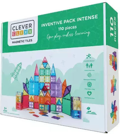Cleverclixx Magnetisches Bau- und Konstruktionsspielzeug Für Kinder Ab 3 Jahren