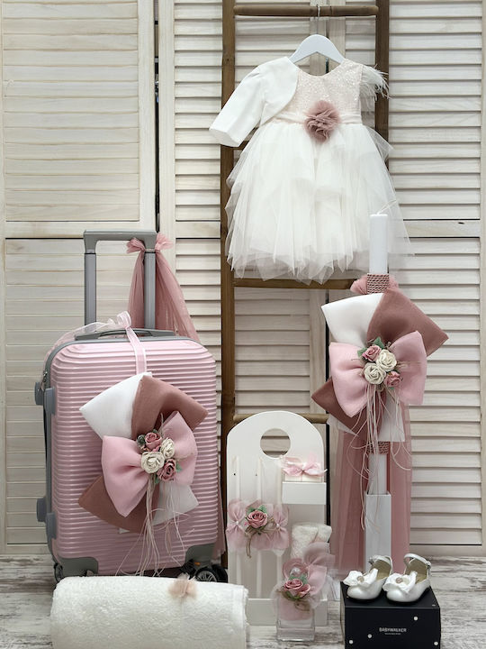 Carousel Flowers Baptism Set with Flowers Theme