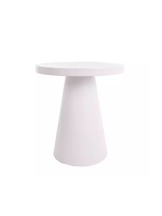 Tisch für kleine Außenbereiche Stabil White 45x50cm