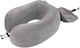 Edman Memory Foam Travel Pillow Travel Set Pillow 29x28x10cm Gray