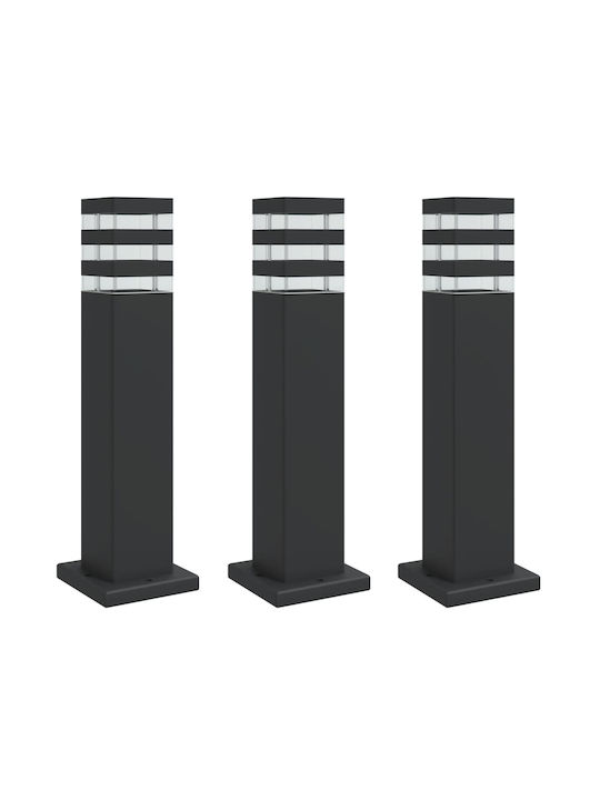 vidaXL Outdoor Floor Lamp Small Post 11W IP44 f...