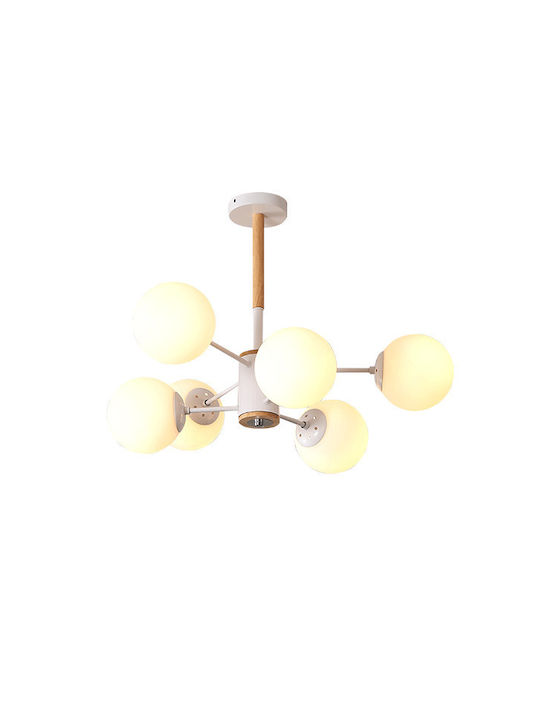 Led7 Ceiling Mount Light White with Socket E27