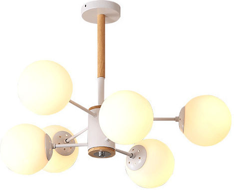 Led7 Deckenleuchte Weiß mit Fassung E27