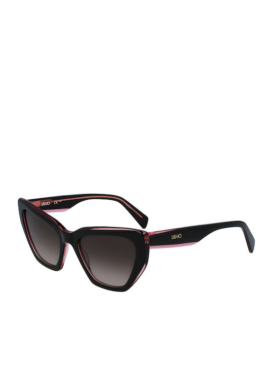 Liu Jo Women's Sunglasses with Black Plastic Fr...