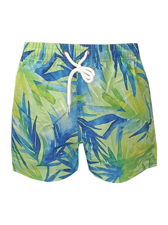 Men's Swimwear Shorts Green Floral