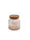 Espiel Set 1pcs Jars General Use with Lid Glass Orange 635ml