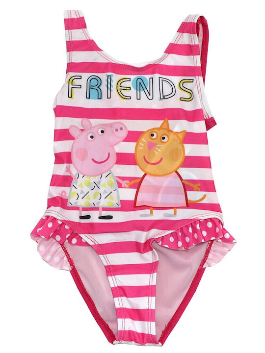 Peppa Pig Παιδικό Μαγιό Ολόσωμο Ροζ