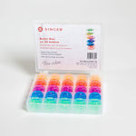 Set of 25 Colored Bobbins for Singer