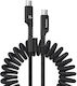 Baseus Spiral USB 2.0 Cable USB-C male - USB-C 100W Black 1m (P10320203111-00)