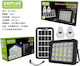 Solar Lighting System with 2 Lamps GD-2205
