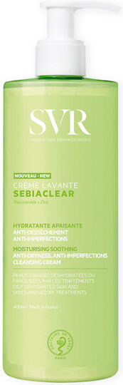 SVR Laboratoire Sebiaclear Creme Lavante Почистващ Крем за Лице за Несъвършенства и Мазна Кожа 400ml
