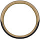 Car Steering Wheel Cover with Diameter 44-46cm made of Leatherette Beige with Beige Stitching