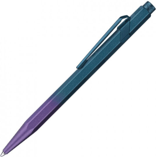 Caran D Ache 849 Claim Your Style Purple Ocean Ballpoint Pen Special Edition 7630002356169