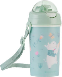 Παγούρι Καλαμάκι Σιλικόνης 450ml Music Fest Kikkaboo Mint 31302030082 Παγούρι Καλαμάκι Σιλικόνης 450ml Music Fest Kikkaboo Mint 31302030082