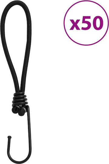 Elastic Bungee Cords Hooks 50 Pieces 17 Inches 4008141