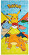 Prosop de plajă premium din bumbac 100% 70x140cm Pokemon