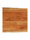 vidaXL Square Table Surface made of Solid Wood Brown 60x60x3.8cm 370642 1pcs